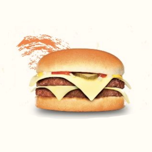 Burger double cheese